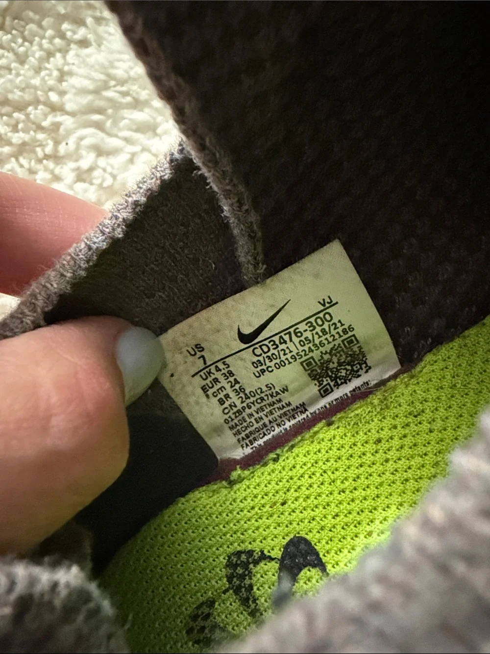 Nike space hippie